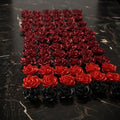 Handmade Ribbon Roses Made From High-Quality 1-Inch Ribbon 2.1-Inch Width For Decoration Gift Wrapping And Craft Projects Pack Of 12 - Black
