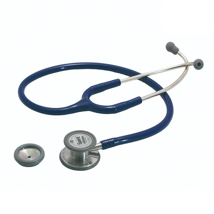 ESteth Classic Stethoscope – Dual Head, Cardiac Quality, Stainless Steel, Non-Chill Ring – 32 Inches – CANADIAN