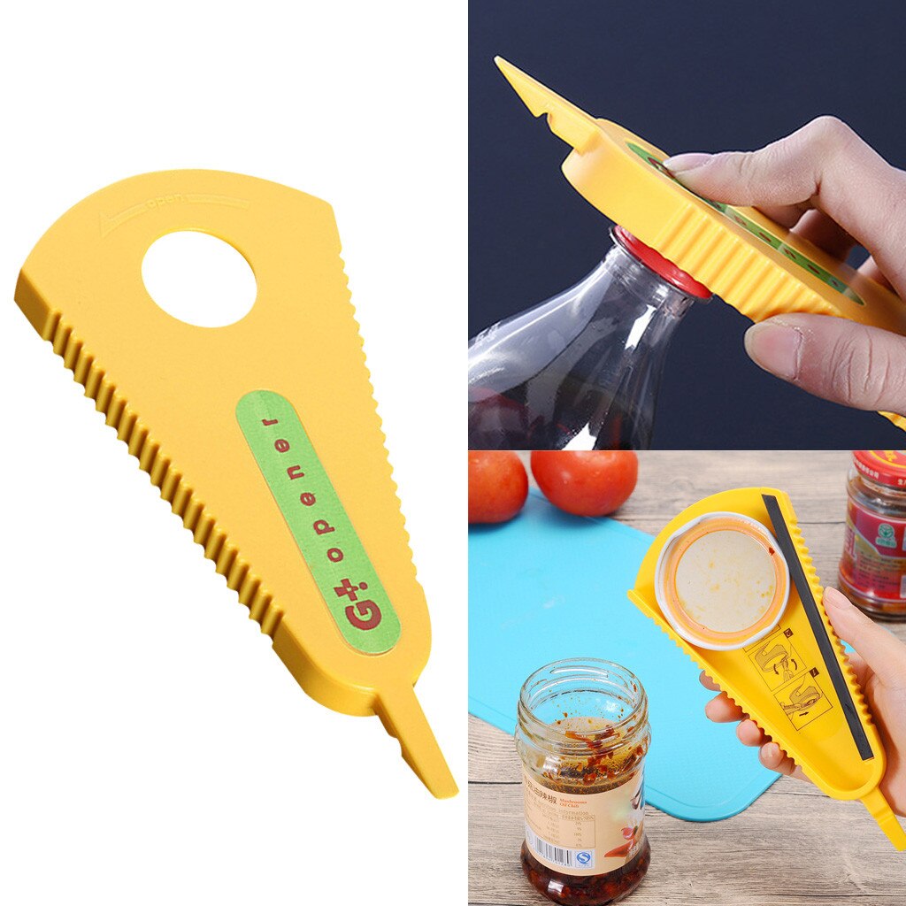 Multifunction Manual Can & Bottle Opener – Non-Slip Lid & Jar Opening Tool