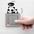Panda Cute Switch Board Sticker Pvc Water Proof Longlasting Color