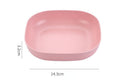 Plate Set Pack Of 10 Plastic Spit Bone Dish Plates Plates Set With Holder Random Colours