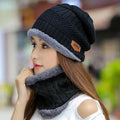 Coral Fleece Scarf Hats Winter Beanies Soft For Mens And Womens