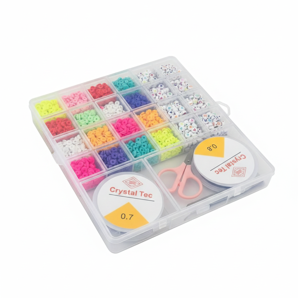 DIY Beads Box – Colorful Beads Set for Necklace & Jewelry Making