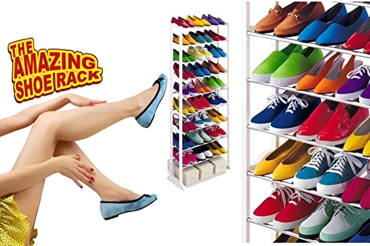 Amazing Shoe Rack Organizer 10 Layer