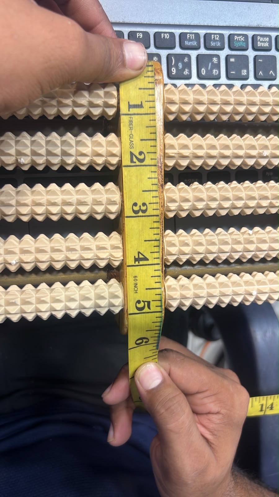 Traditional Wooden And Plastic Sticks Roller Foot Massager Durable Natural Wood Design For Relaxation Stress Relief And Improved Blood Circulation
