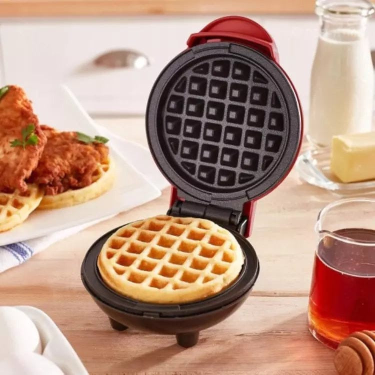 Waffle Maker Breakfast Machine – Non Stick Easy Clean Compact Electric Appliance For Quick And Delicious Homemade Waffles