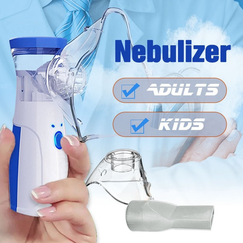 Portable Nebulizer For Asthma – Compact Inhaler Nebulizer Machine For Kids And Adults | Medical Grade Steam Therapy Device For Easy Breathing Relief