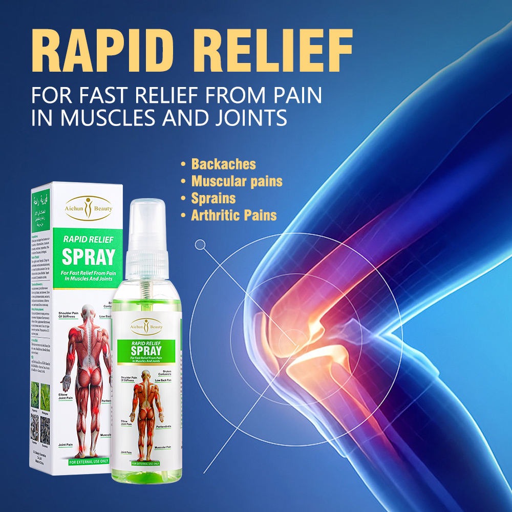 Aichun Beauty Joint Pain Relief Muscle Rapid Relief Spray Fast Absorbing Perfect Choice For Daily Care - 100ML