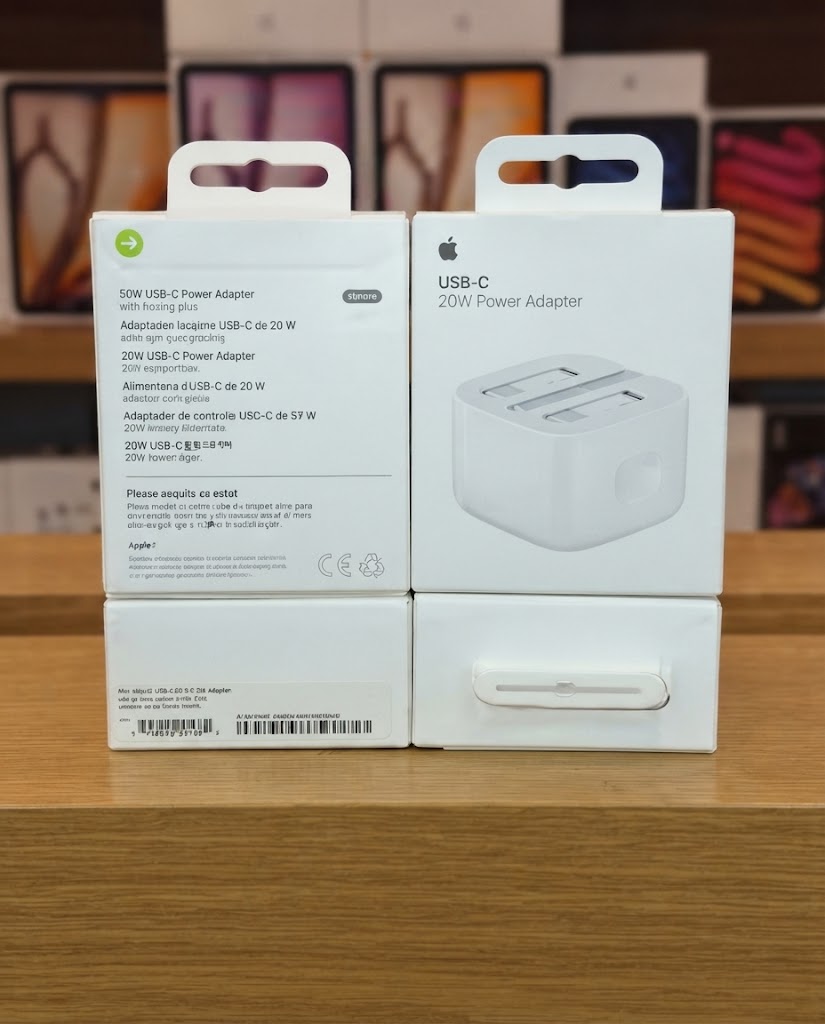 Apple 20W USB-C Power Adapter (3-Pin) – High-Quality Fast Wall Charger