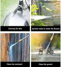Automatic Cordless Car Wash Spray Gun | 48V High Pressure Lithium Battery | Wireless Foam Jet Washer With Box (Double Battery)