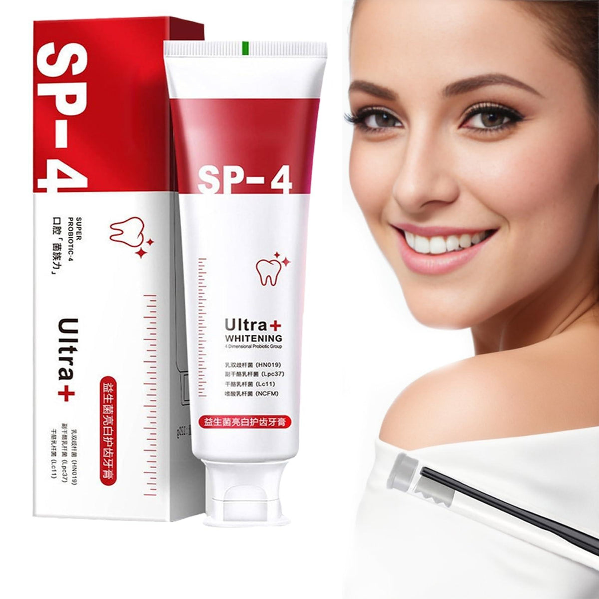 Yayashi SP 4 Ultra Whitening Toothpaste – Strong Stain Removal & Fresh Breath Daily Oral Care (120g)
