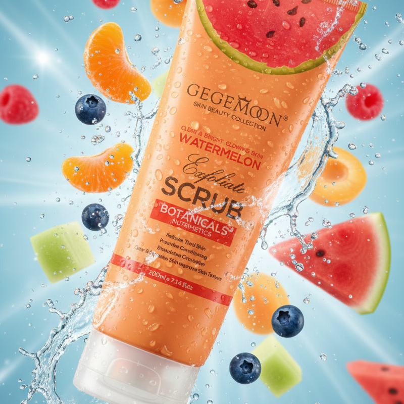 Gegemoon New Fruity Exfoliation Scrub – Deep Cleansing & Brightening Body Scrub (200ml) - Apricot