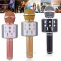 Bluetooth Microphone Karaoke Wireless Microphone Professional Speaker Handheld Microfone Player Singing Recorder Mic Ws 858 Ktv Microphone And Hifi Speaker