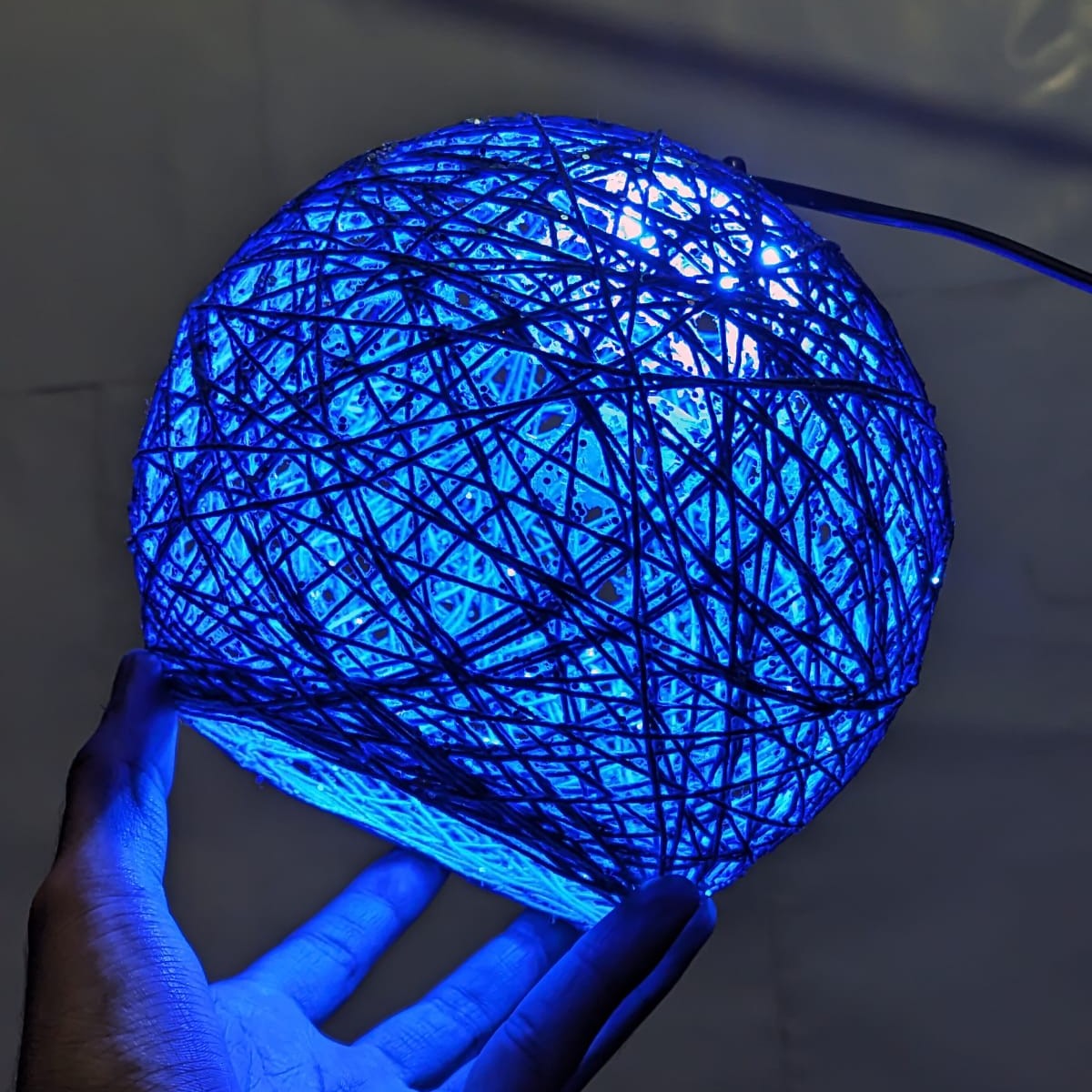 String Ball Lamp - Home Decor Product Designed For Lighting And Daily Interior Decoration Routine (Random Color))