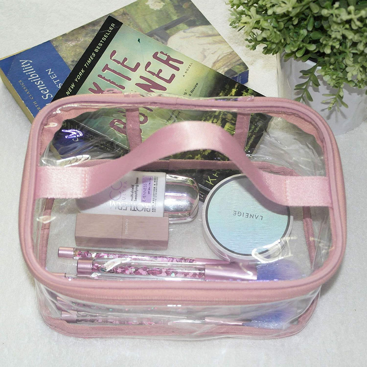 Makeup Cosmetic Clear Bag Portable Transparent Travel Storage 2