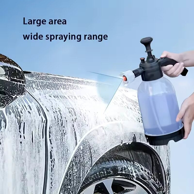 Hand Pump Foam Car Wash Sprayer Bottle Air Pressure Sprayer Car Cleaning Tools Gardening Spray Bottle Air Pump Watering Bottle 1945205