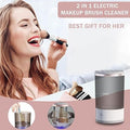 3 In 1 Electric Makeup Brush Cleaner Automatic Make Up Brush Holder Cleaner Machine