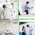 Self Adhesive Whiteboard Wall Decal Sticker Strong Amp Durable Dry Erase Wall Paper Message Board Peel Stick White Board With 2 Marker For Kids Drawing