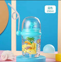 Children Whale Spray Cup Sippy Bottle Cartoon Baby With Sippy Kettle Outdoor Portable Childrens Cup Random Color 2241458