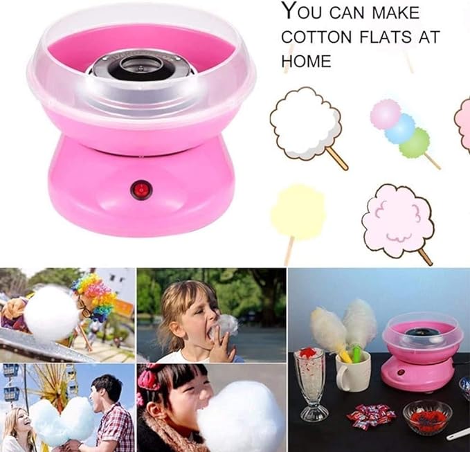 Cotton Candy Maker Device With Free Watch Random Color