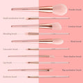Sweet Beauty 07 Pcs Makeup Brush Set Complete Brush Kit For Professional And Beginner Random Color