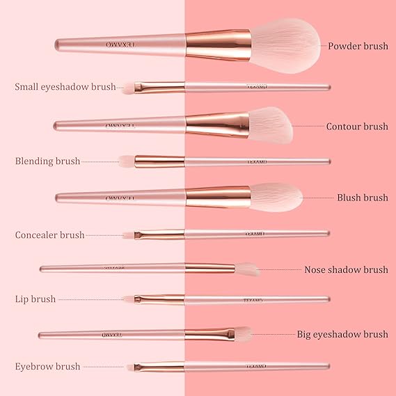 Sweet Beauty 07 Pcs Makeup Brush Set Complete Brush Kit For Professional And Beginner Random Color
