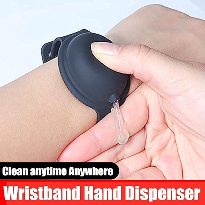 Sanitizer Dispenser Bracelets Portable Colorful And Convenientpack Of 1