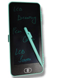 Lcd Drawing Pen Case Easy Writing With Eye Protection Lock Screen Large Space Lcd Drawing Pen Case One Key Erase Random Color