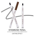 4 Tip Waterproof Eyebrow Pen Waterproof Tattoo Tint Fine Sketch Liquid Eyebrow Pencil Creates Natural Makeup Effect