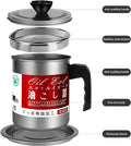 Oil Fryer Cookerwith Stainless Steel Fine Mesh With Lid Food Grade Iron Cooking Oil Filter Machine With Handle For Kitchen 798251