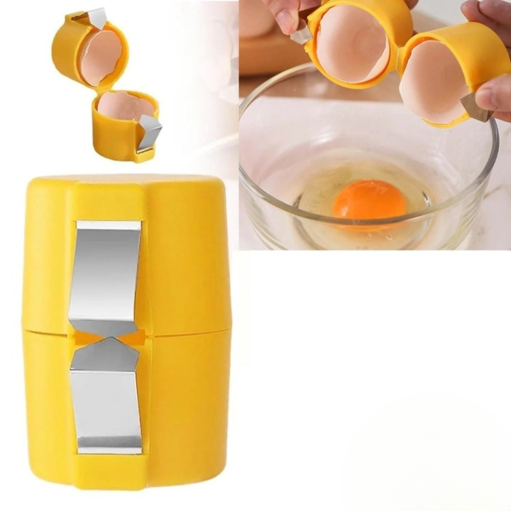 Egg Shell Opener Durable Design Easy Handling Smooth Cutting Comfortable Grip Perfect For Kitchen Use And Daily Cooking Needs