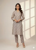 2-Pcs Katan Silk Unstitched Allover Printed Suit for Women – Premium Soft Fabric Shirt & Trouser Dress Material for Casual & Formal Wear