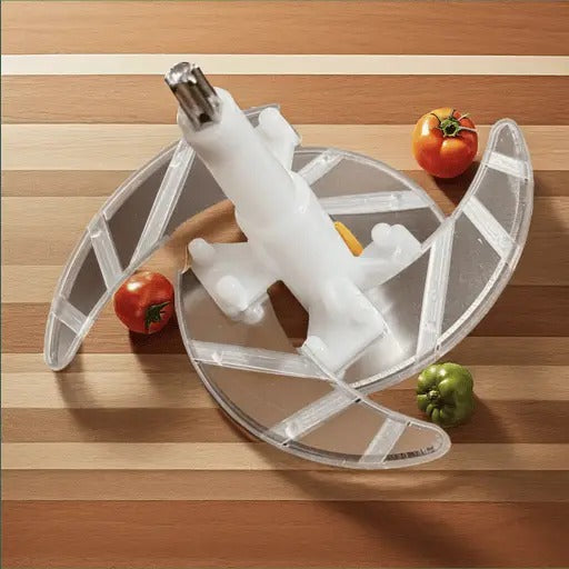2L Manual Food Chopper | Stainless Steel Push Chopper | Kitchen Multi-purpose Vegetable and Nuts Chopper