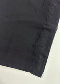 Premium Black Chiffon Dupatta with One Side Stone Work – Elegant Formal Wear for Women – Soft & Lightweight Fabric