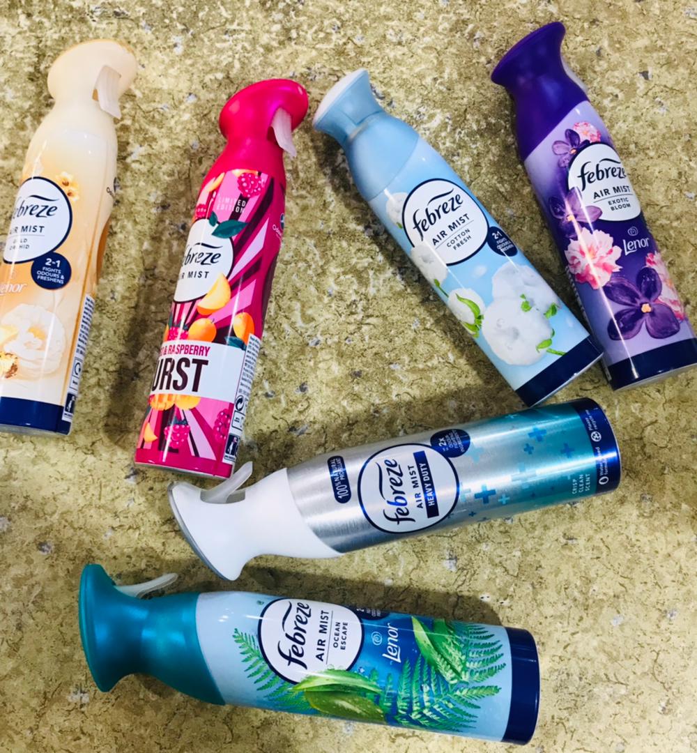 Febreze Air Freshener / Air Mist – 48 Hr Long Lasting Fragrance Spray (Random Color)