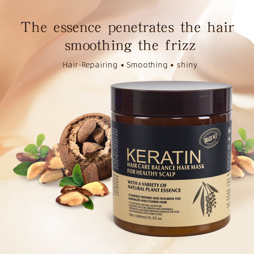 Pack Of 2 Keratin Hair Mask Treatment Your Secret To Shiny Healthy Hair 500Ml 2