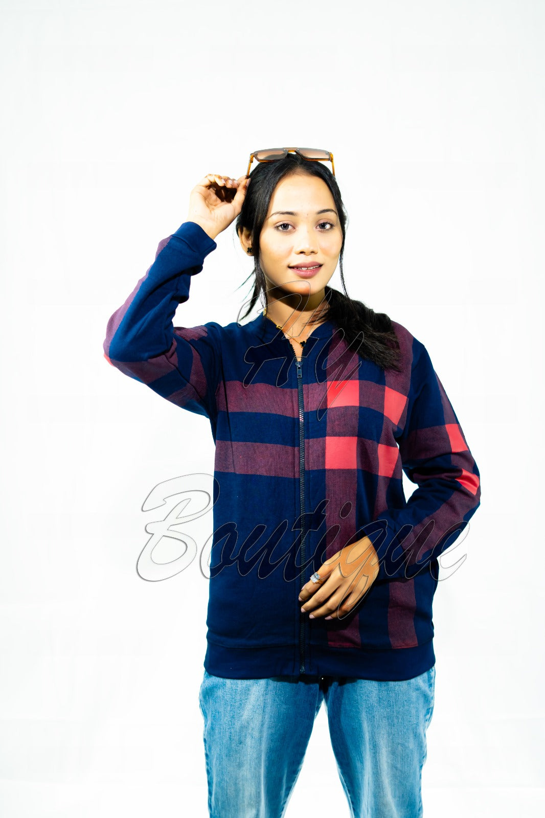 Best Quality Winter Wear Plain Jacket for Ladies & Girls | Warm, Stylish & Comfortable Outerwear for Cold Weather medium