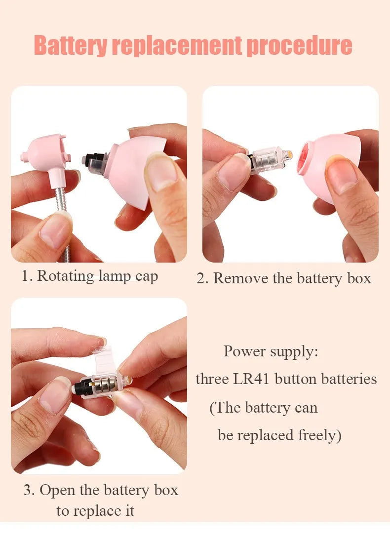 Mini Led Clamp Lamp Portable Usb Powered Desk Light With Adjustable Flexible Neck Strong Clamp Base Eye Friendly Flicker Free Lighting For Home Office Bedside Amp Travel Random Color