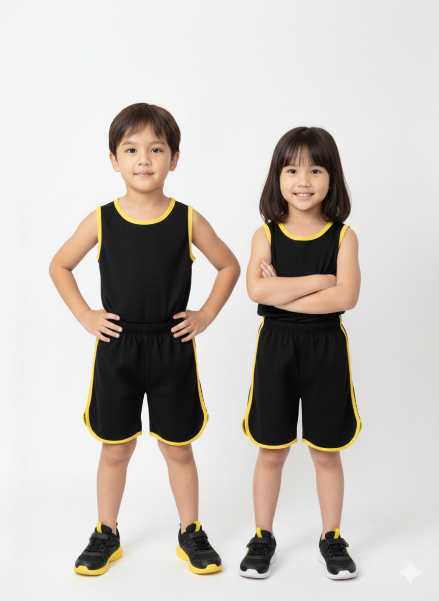 Kids Sando and Shorts Track Suit 2 Pcs Set