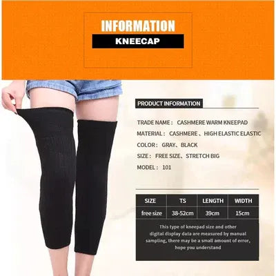 1 Pair Knee Warmer | Winter Warm Thermal Knee Warmers | Knee Protector - Without Belt (Random Color)