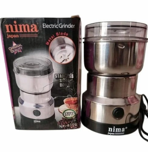 Multifunctional Electric Mixer Grinder – Heavy Duty Stainless Steel Portable Kitchen Masala & Coffee Grinder