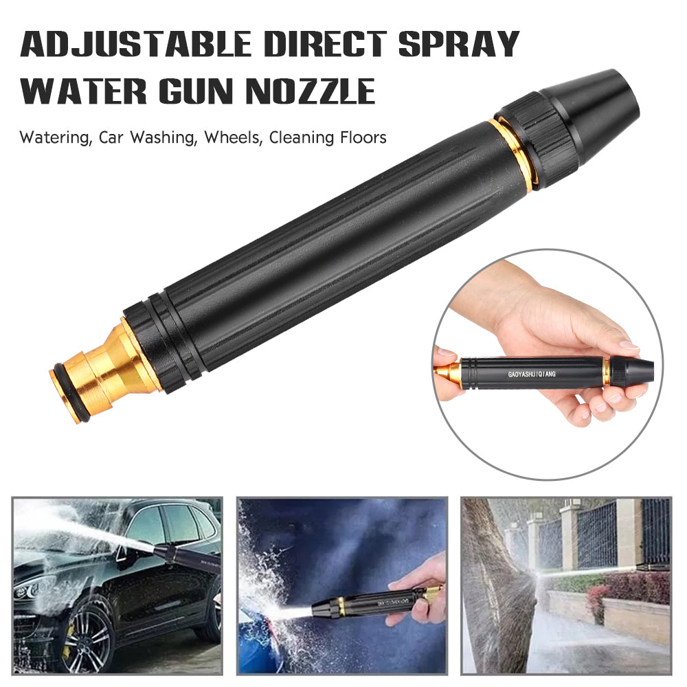High Pressure Adjustable Nozzle Water Spray Gun | Versatile Tool For Garden & Cleaning | Plastic Body