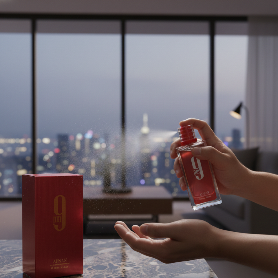 Afnan 9PM Perfume – Unisex EDP 100ml Red, Long-Lasting Elegant Fragrance for Men & Women