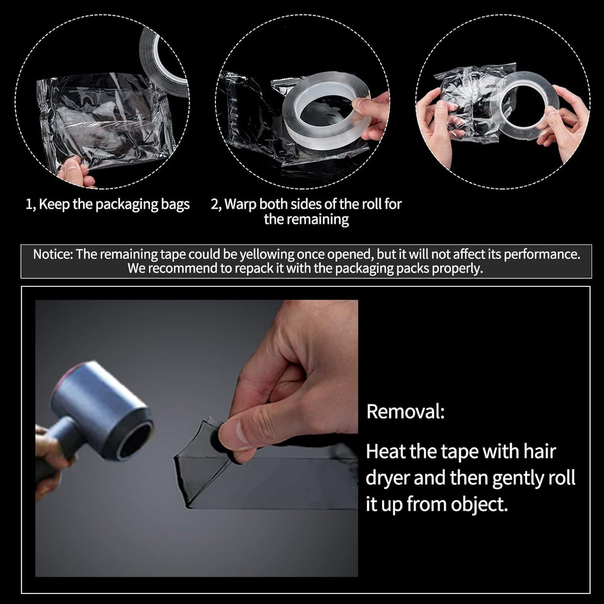 Nano Tape 5 Meter Double Side Tape Washable Reusable Tape 2