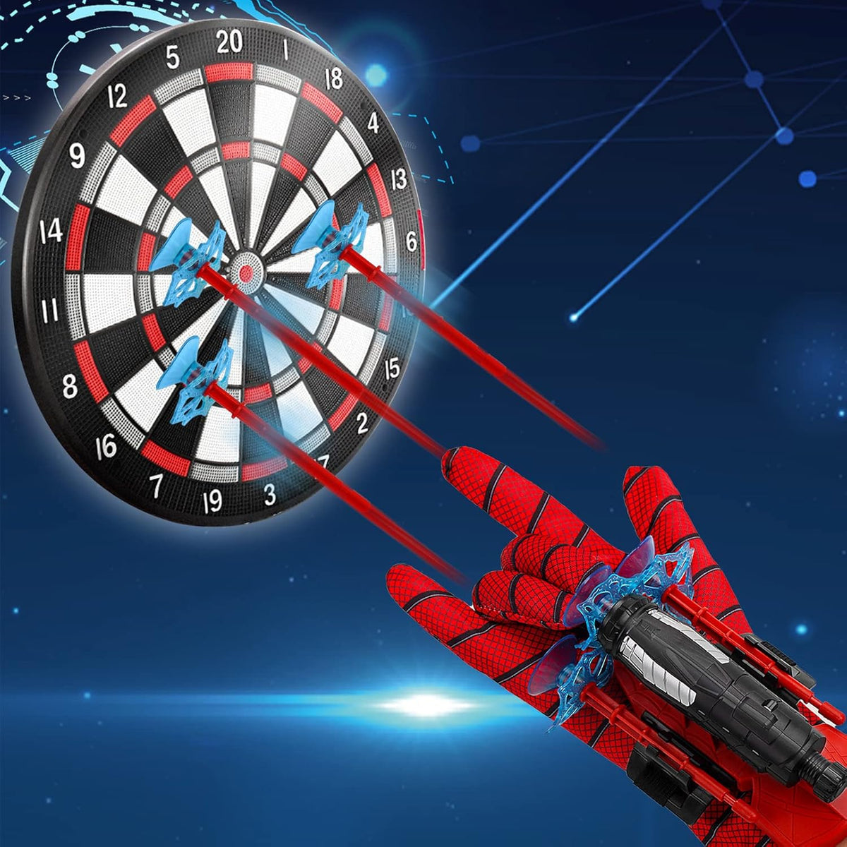 Spider Man Web Shooter Gloves Set For Kids Multicolour
