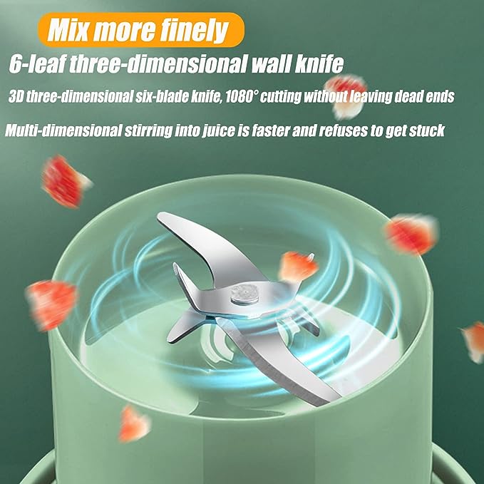 Mason Portable Mini Juicer Blender With Straw Cup Juicer Portable Outdoor Juicing Cup Home Mini Cordless Juicer Random Color 2167920