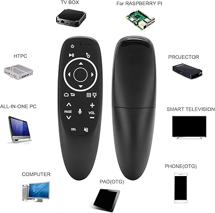 Wireless Air Mouse With Voice Control Youtube Netflix For Android Mobile And Smart Tv And Tablets