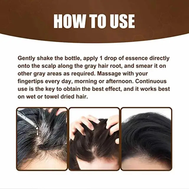 Drakkar Collection Ganoderma Nutrient Natural Darkening Anti-Greying Hair Spray – 30ml
