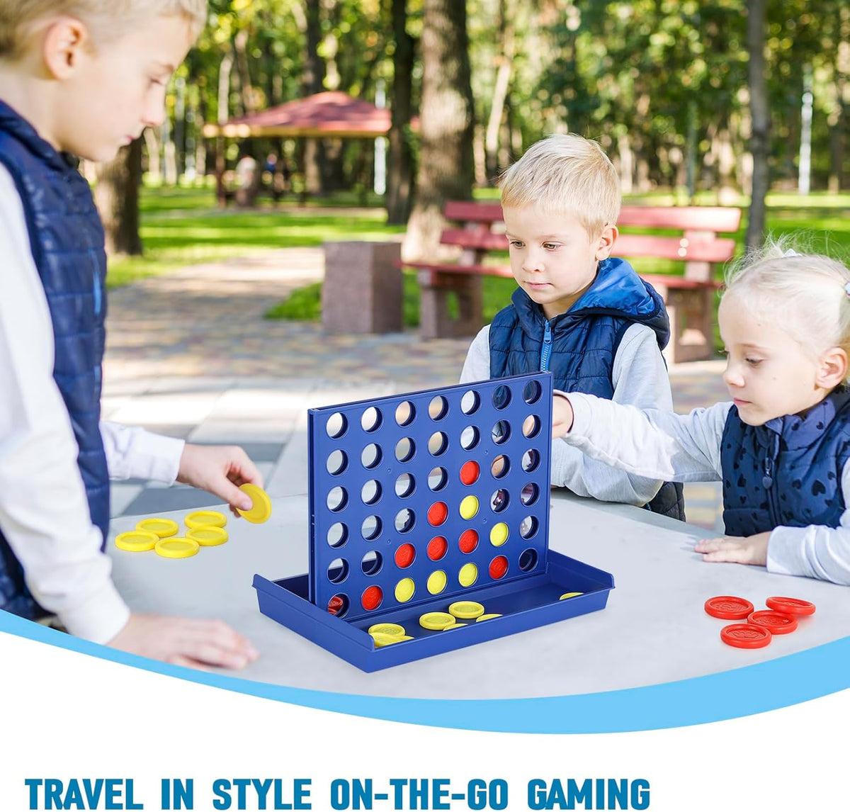 4 In A Row Board Game For Kids Travel Board Game Board Games Indoor Outdoor Perfect As A Party Game Random Color