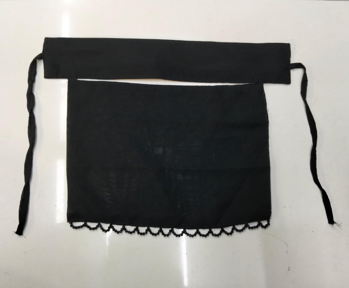 Saudi Style Fancy Katdana Niqab – Size 13 Length Premium Formal Fabric